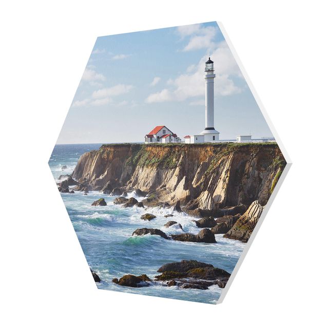 Tavlor modernt Point Arena Lighthouse California