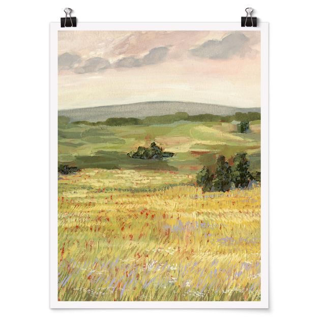 Posters abstrakt Meadow In The Morning I