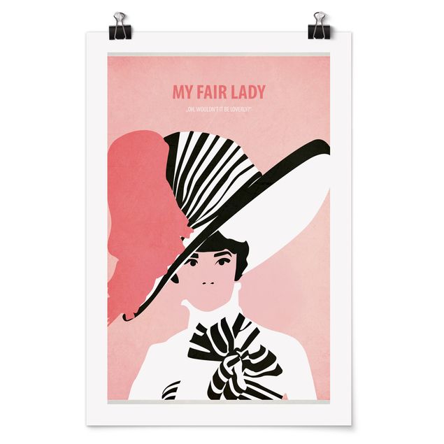 Tavlor konstutskrifter Film Poster My Fair Lady