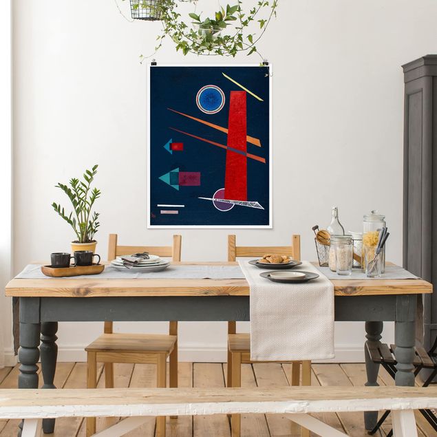 Konstutskrifter Wassily Kandinsky - Powerful Red