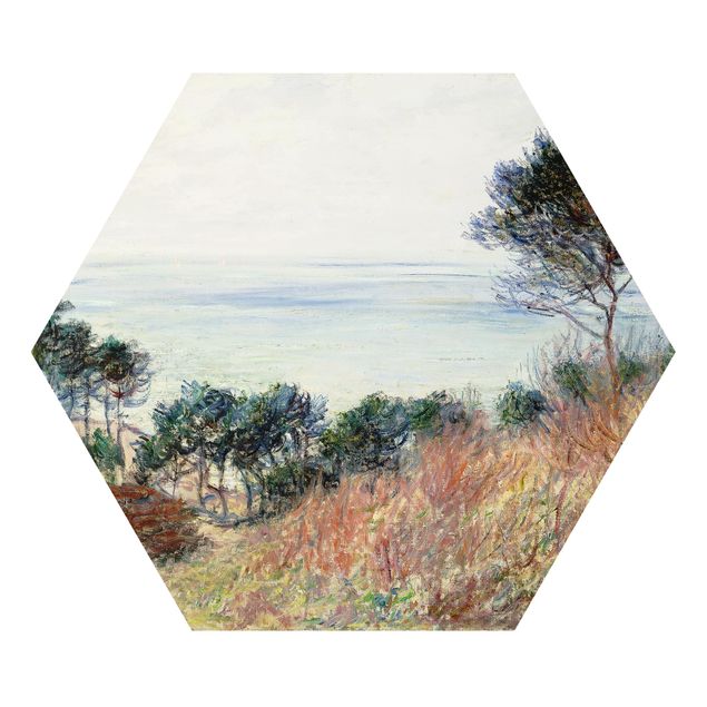 Tavlor landskap Claude Monet - The Coast Of Varengeville