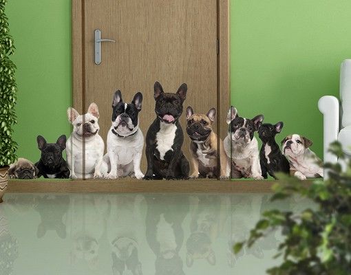 Autocolantes de parede cães No.644 Family Meeting