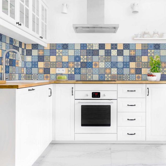 Tavlor Andrea Haase Sunny Mediterranian Tiles With Blue Joints II