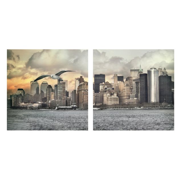 Canvastavlor Arkitektur och Skyline New York, New York!