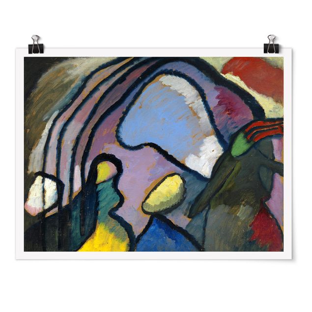 Konststilar Wassily Kandinsky - Study For Improvisation 10