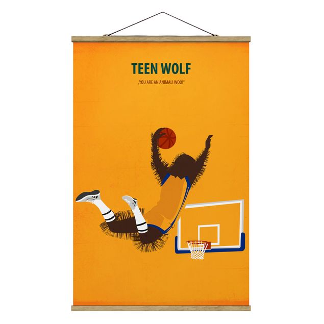 Tavlor modernt Film Poster Teen Wolf
