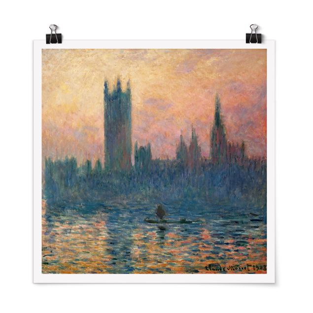 Tavlor London Claude Monet - London Sunset