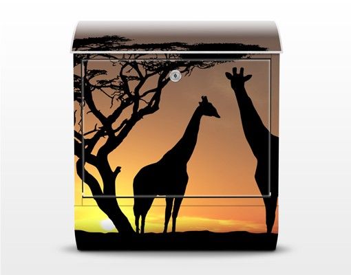 Brevlådor djur African Sunset