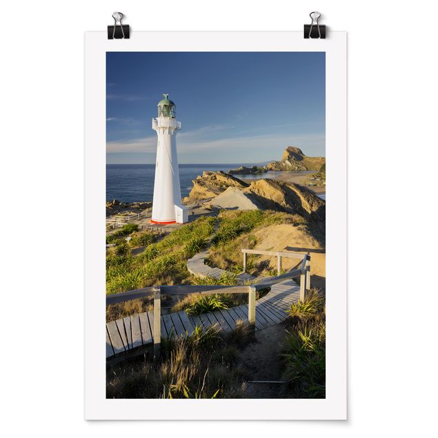 Tavlor hav Castle Point Lighthouse New Zealand
