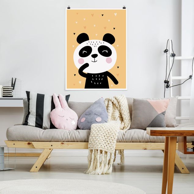 Posters djur The Happiest Panda