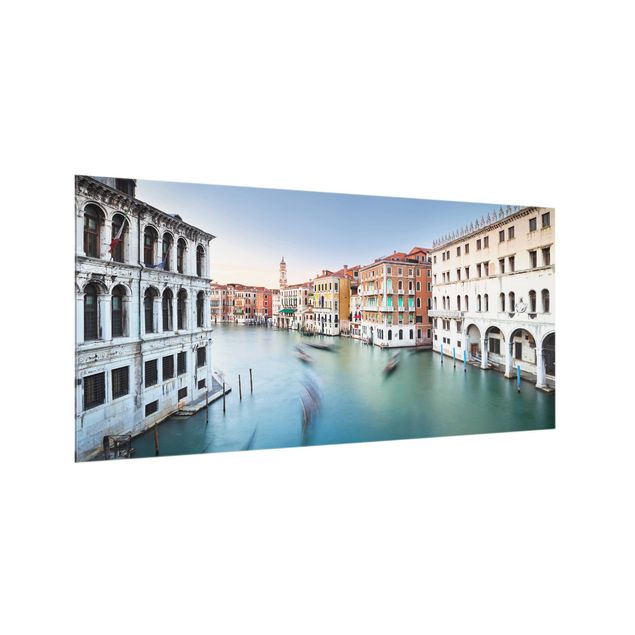 glasskivor kök Grand Canal View From The Rialto Bridge Venice