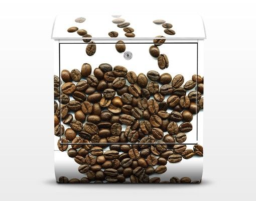 Brevlådor vit Coffee Beans Cup