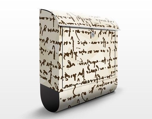 Brevlådor brun Da Vinci Manuscript