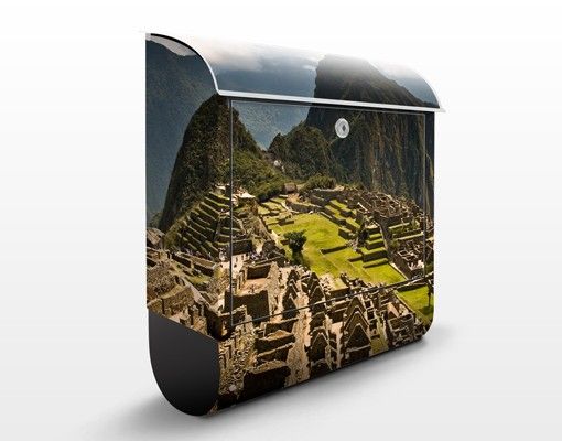 Brevlådor landskap Machu Picchu