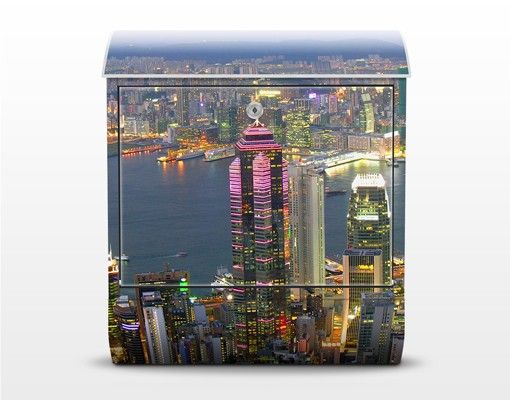 Brevlådor Hongkong Skyline