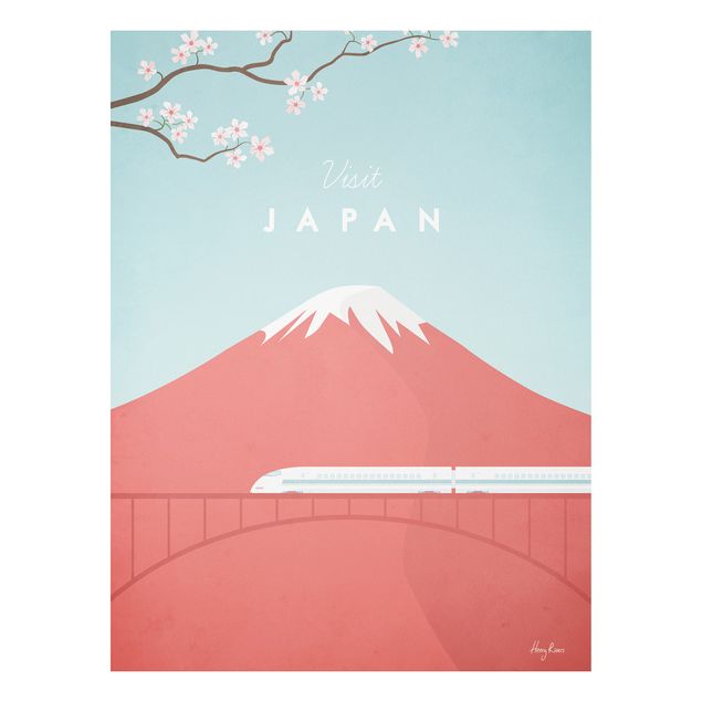 Tavlor bergen Travel Poster - Japan