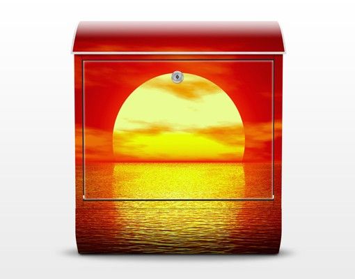 Brevlådor orange Fantastic Sunset