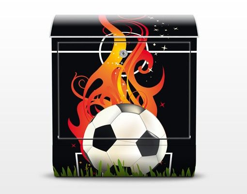 Brevlådor Football on Fire
