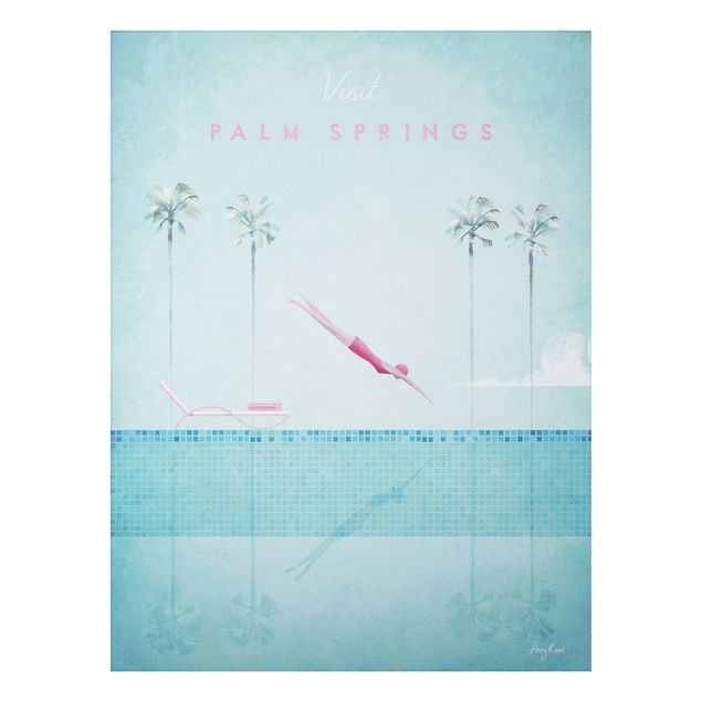 Tavlor arkitektur och skyline Travel Poster - Palm Springs