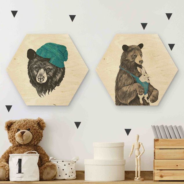 Kök dekoration Bear Couple