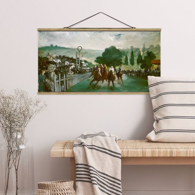Kök dekoration Edouard Manet - Races At Longchamp