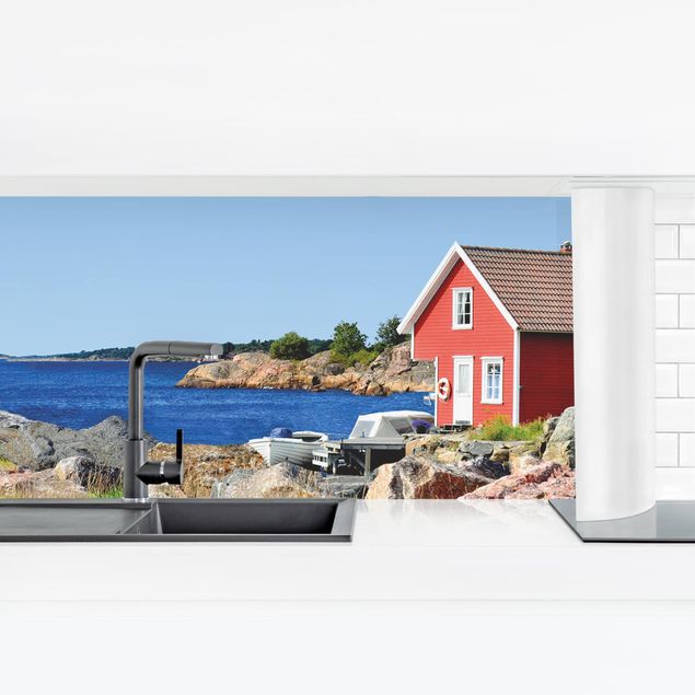 väggplatta kök Holiday in Norway