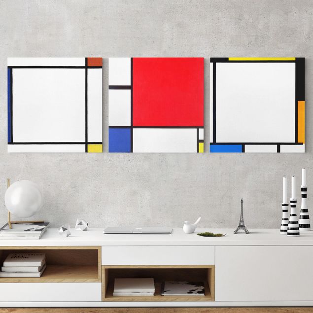 Kök dekoration Piet Mondrian - Square Compositions