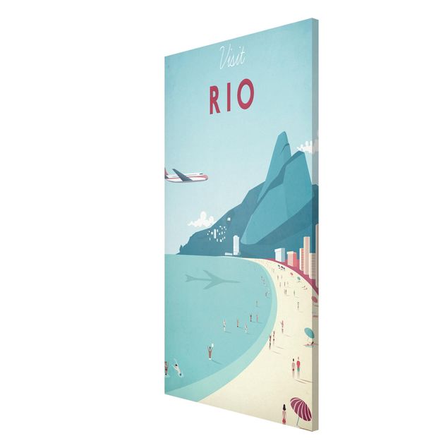 Tavlor stränder Travel Poster - Rio De Janeiro