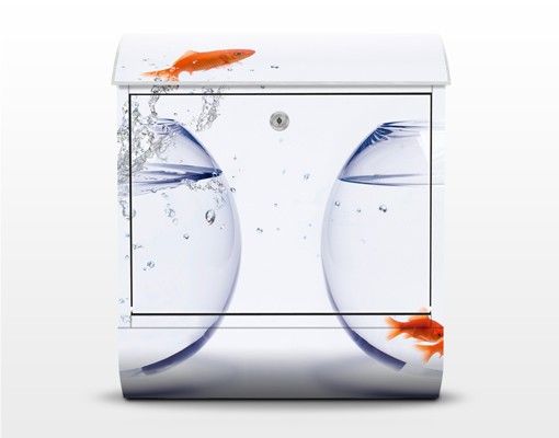 Brevlådor vit Flying Goldfish