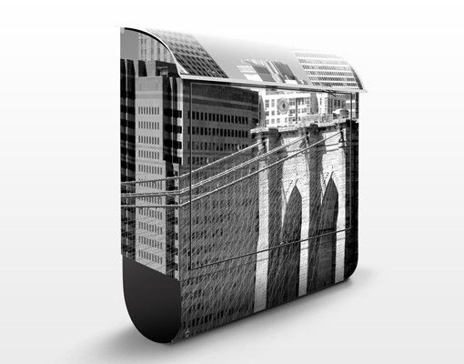 Brevlådor svart och vitt New York Landmark II