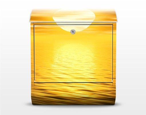 Brevlådor gul Golden Sunrise