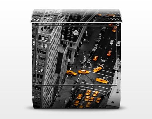 Brevlådor svart Taxi Lights Manhattan