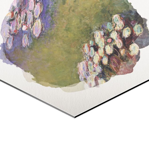 Tavlor konstutskrifter WaterColours - Claude Monet - Water Lilies