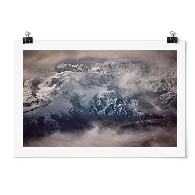 Posters landskap Mountains Of Tibet