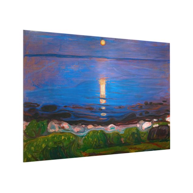 Konststilar Post Impressionism Edvard Munch - Summer Night On The Sea Beach