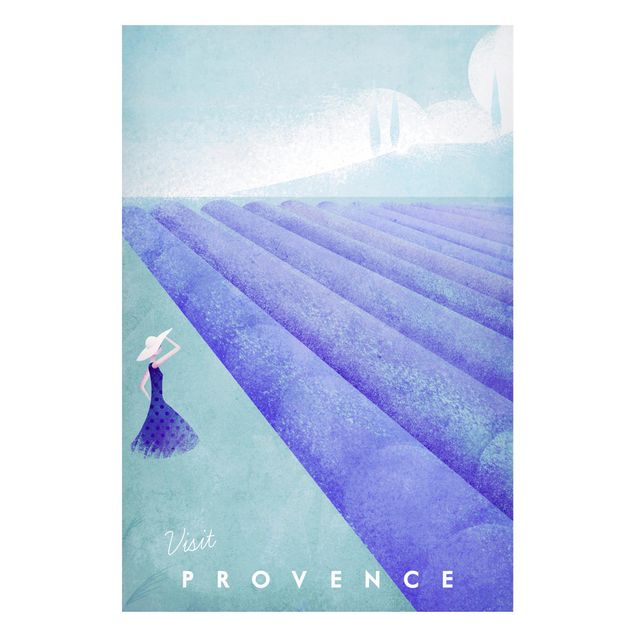 Magnettavla blommor  Travel Poster - Provence