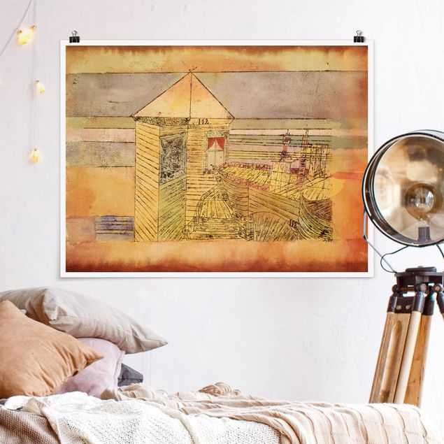 Kök dekoration Paul Klee - Wonderful Landing, Or '112!'