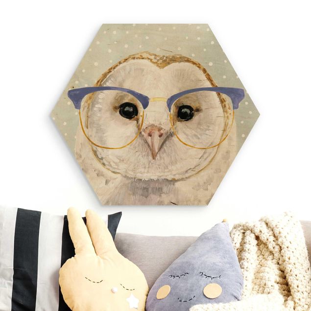 Inredning av barnrum Animals With Glasses - Owl