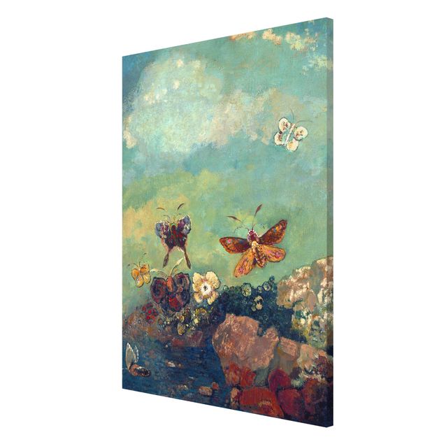 Tavlor fjärilar Odilon Redon - Butterflies