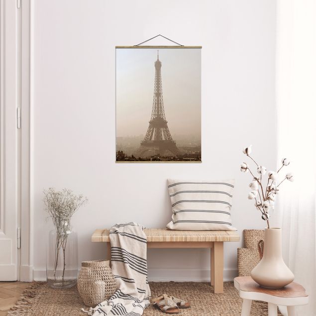 Tavlor arkitektur och skyline Tour Eiffel