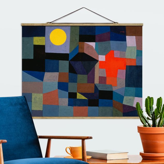 Kök dekoration Paul Klee - Fire At Full Moon