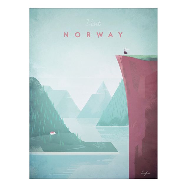Tavlor bergen Travel Poster - Norway