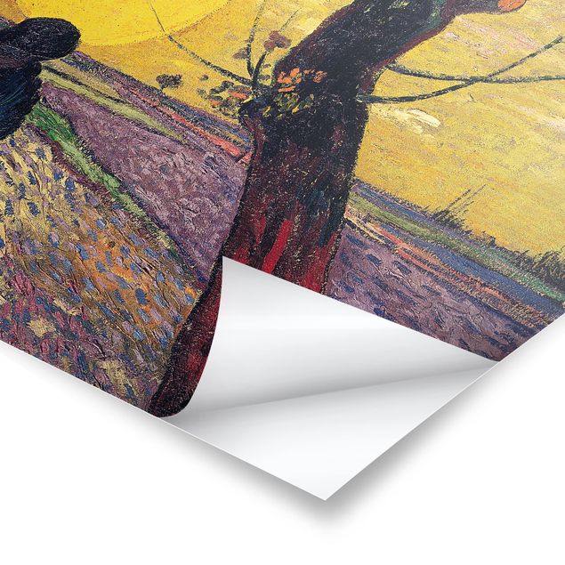 Posters konstutskrifter Vincent Van Gogh - Sower With Setting Sun