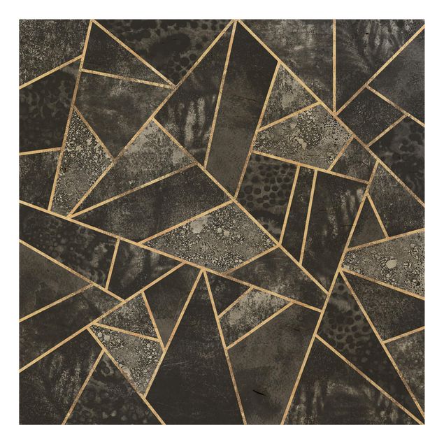Tavlor Grey Triangles Gold