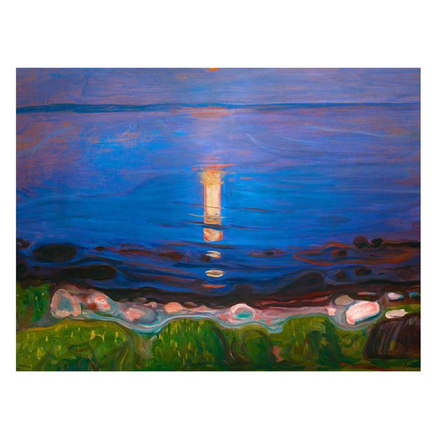 Kök dekoration Edvard Munch - Summer Night By The Beach