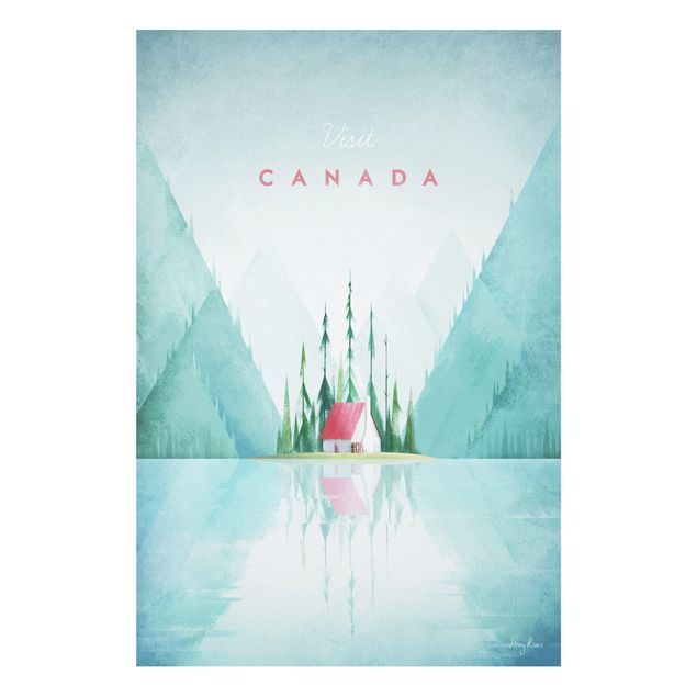 Tavlor träd Travel Poster - Canada