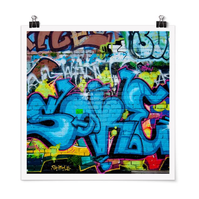 Tavlor industriell Colours of Graffiti