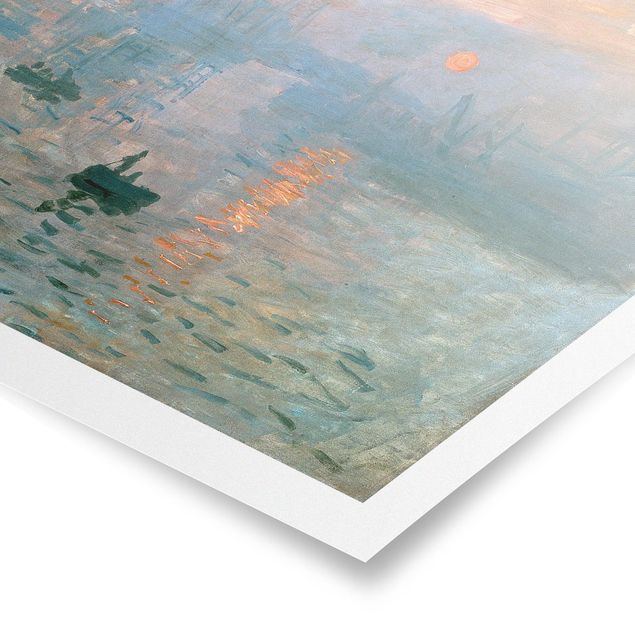 Tavlor landskap Claude Monet - Impression (Sunrise)