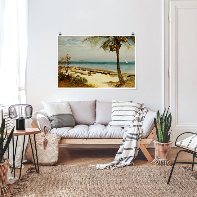 Konstutskrifter Albert Bierstadt - Tropical Coast