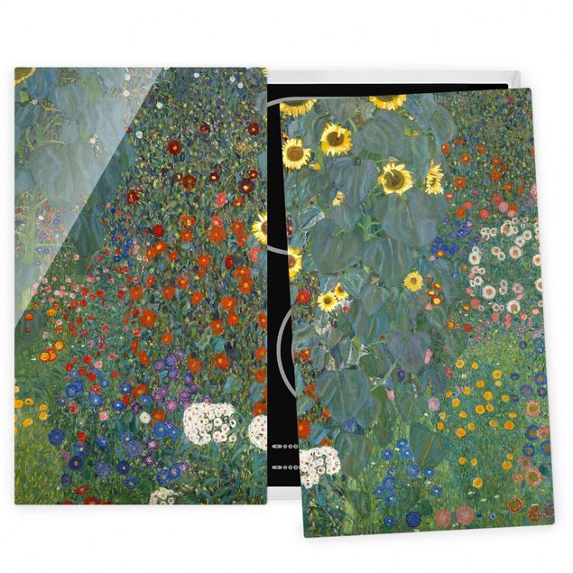 Konststilar Art Deco Gustav Klimt - Garden Sunflowers